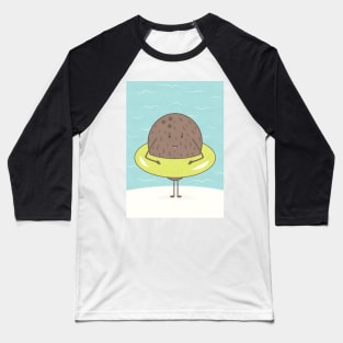 Floating Coconut Baseball T-Shirt